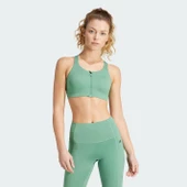 Adidas IT6655 TLRD Impact Luxe Destekli Pedli Yeşil Sporcu Brası - 1