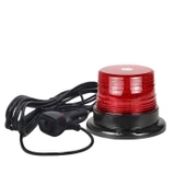 Space 7 fonksiyonlu tepe lambası çakarlı mıknatıslı 12-30v kırmızı / LAIK536-2 - 1