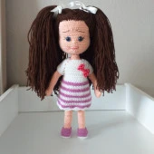 Karamel Bebek Amigurumi Organik Oyuncak - 1