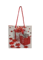 YILBAŞI ÇANTA SİMLİ KIRMIZI HEDİYE PAKETLİ TOPLU 15X15 - 1