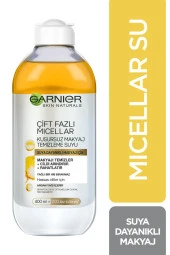 Garnier Çift Fazlı Micellar Gold Kusursuz Makyaj Temizleme Suyu 400 Ml thumbnail 1