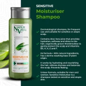 Natur Vital Sensetive Moisturising Şampuan 300 ml Aloe Vera Nemlendirici - 4
