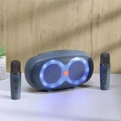 TG TG542DK USB/SD/FM/BLUETOOTH DESTEKLİ TAŞINABİLİR 2 EL MİKROFONLU LED IŞIKLI WIRELESS HOPARLÖR - SPEAKER thumbnail 5