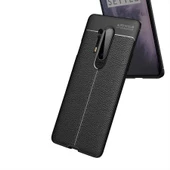 One Plus 8 Pro Kılıf Deri Tarzı Niss Silikon Case - 10