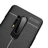 One Plus 8 Pro Kılıf Deri Tarzı Niss Silikon Case - 9