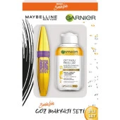 Maybelline Maskara Siyah Colossal Big Shot + Garnier Çift Fazlı 100 Ml - 1