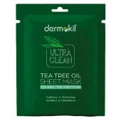 Dermokil Soyulabilir Çay Ağacı Yağı Kağıt Yüz Maskesi 20 ml Arındırıcı - 1