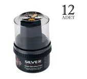 Silver Krem Ayakkabı Boyası Siyah 12 Adet x 60 Ml - 1
