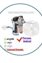 Arçelik 5273 NMB Buzdolabı Arka Fan Motoru Pervaneli - 1