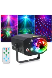Quenlite QD-16 RGB Sahne Led ve Lazer Işık 16 Çeşit Desen - 3