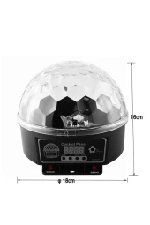 Quenlite QX-61 RGBW DMX512 Sahne Küre Led Işık Sistemi 6x1W Disko Işığı - 4