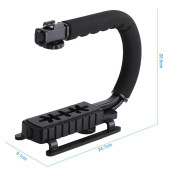 GDX URG-01 U C Şekilli Rig - Fotoğraf Makinesi ve Video Kamera Tutucu - 5