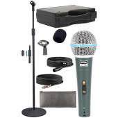 Lastvoice Lv-680STM Kablolu Dinamik Mikrofon Seti (Boy Stand Cüzdan Çift Kablo Sünger Tutacak) - 1