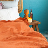 Verra Home Pamuk Battaniye Tek Kişilik Tv Battaniyesi 150x200cm Kremit - 4