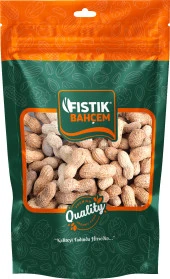 Fıstık Bahçem Yer Fıstık Kabuklu Tuzlu Kavrulmuş 500 Gr - 1