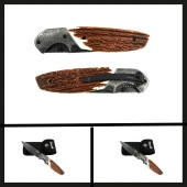 Uyguna-Yakala 300.s1002 Taşlanmış Cep Çakısı  Sterling-CAK.406 thumbnail 1