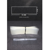 Standart Kavanoz Güvenlik Emniyet Bandı 100 Adet, 52-53mm Ağız Çapına Uygun,90x30mm Boyut, Baskısız - 3