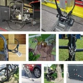 Xbyc 4501K Güçlü Çelik Kablo Halat Kilit 8 x 1850 mm Motosiklet Bisiklet Halat Kilidi thumbnail 4