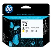 Hp C9384A (72) Sarı Ve Mat Siyah Orjinal Baskı Kafası - 1