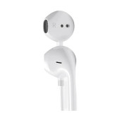 Jack Girişli Beyaz Kablolu Kulaklık Ios Android Uyumlu 3.5 mm Kulaklık - 3