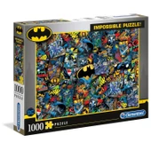 Clementoni - 1000 Parça Batman Yetişkin Puzzle - Impossible - 1