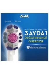 Oral B D100 Şarj Edilebilir Diş Fırçası 3 Boyutlu Beyazlık Pembe - 6