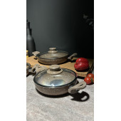 BENA LİFE 6 PARÇA GRANİT OMLET SET 18-20-22 CM - 4