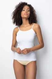 6 Adet Özlem Bayan İp Askılı Likralı Atlet 2008 thumbnail 1