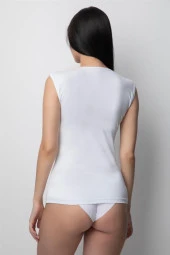 6 Adet Özlem Bayan Kolsuz Sıfır Kol Atlet Fanila 2001 thumbnail 3