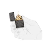 Zippo Çakmak 49021 Hexagon Design - 5