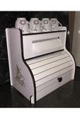 adımshops Demonte Ekmeklik New Bread Box,havlu Peçetelik(SAKLAMA GÖZLÜ), Baharatlık Rafı,dekoratif - 1