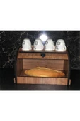adımshops New Bread Box, Ekmeklik, Saklama Gözlü, Baharatlık Rafı, Dekoratif demonte - 3