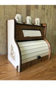 adımshops Ekmeklik New Bread Box,havlu Peçetelik(saklama Gözlü, Baharatlık Rafı, Dekoratif Demonte thumbnail 1