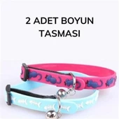 BİZAHMETGELSİN® Çıngıraklı Zilli Sevimli Renkli Slikon Kedi Köpek Boyun Tasması - 10