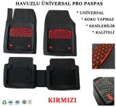 Dacia Logan Mcv 2008 4d Havuzlu Üniversal Yeni Nesil Pro Paspas Siyah - Kırmızı thumbnail 1