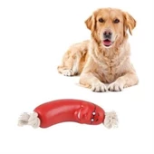BİZAHMETGELSİN® Evcil Hayvanlar İçin Eğitici 4 Adet Sevimli Oyuncak Sosis thumbnail 5