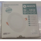 SONS 6W Backlight Slim Led Panel - 3