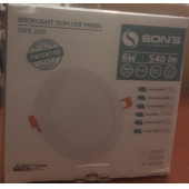SONS 6W Backlight Slim Led Panel - 4