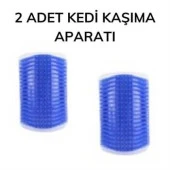 BİZAHMETGELSİN®  Pratik Kedi Tüyü Kaşıma Ve Tarama Aparatı Duvara Monte Kaşıma Aleti thumbnail 11