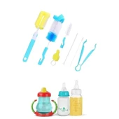 BİZAHMETGELSİN® 7 Parça Biberon Uzun Kavanoz Termos Suluk Sürahi Yağ Şişe İçi Temizleme Fırçası Aparatı Seti thumbnail 8