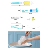 BİZAHMETGELSİN® 7 Parça Biberon Uzun Kavanoz Termos Suluk Sürahi Yağ Şişe İçi Temizleme Fırçası Aparatı Seti thumbnail 9