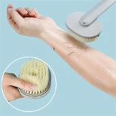 BİZAHMETGELSİN®  Duş Jeli Hazneli Uzun Saplı Banyo Sırt Fırçası thumbnail 3