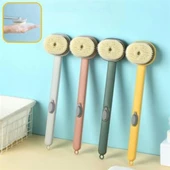 BİZAHMETGELSİN®  Duş Jeli Hazneli Uzun Saplı Banyo Sırt Fırçası thumbnail 1