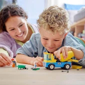 LEGO City Beton Mikseri Çocuklar İçin Gerçekçi Oyuncak Inşaat Aracı Yapım Seti (85 Parça) - 5