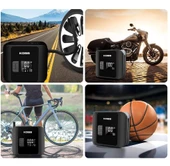 KOBB KB420 12Volt/Şarjlı 150PSI Taşınabilir Dijital Basınç Göstergeli Led Aydınlatmalı Lastik Şişirme Pompası - 7