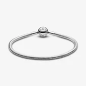Pandora 590728 19cm-Moments Düz Klipsli Bileklik - 2
