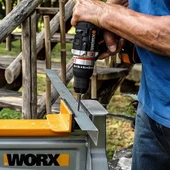 WORX WX-JCR 20Volt/2.0Ah Li-ion Çift Akülü Kömürsüz Profesyonel Darbeli Şarjlı Matkap - 3