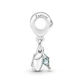 Pandora 791697C01-Balık, Deniz Kaplumbağası ve Deniz Kabuğu Üçlü Sallantılı Charm - 7