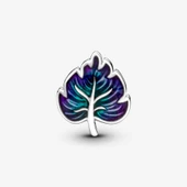 Pandora 799542C01-Mor ve Yeşil Yaprak Charm - 3