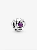 Pandora 790065C02-Mor Sonsuzluk Sarmalı Charm thumbnail 1
